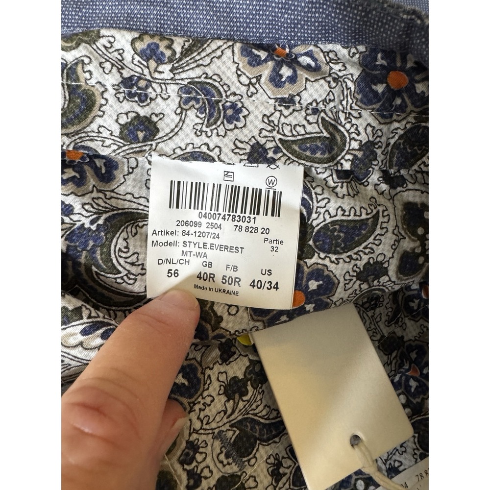 Brax Everest Pants Regular Fit Blue Size 40•34 - Picture 8 of 12